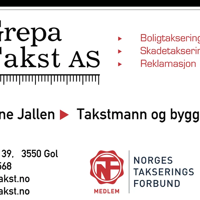 Visittkort Grepa Takst