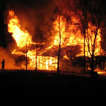 Brann hus